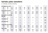 Knitting Pattern - Wendy 5625 - Norse Chunky - Fair Isle Yoke Sweaters